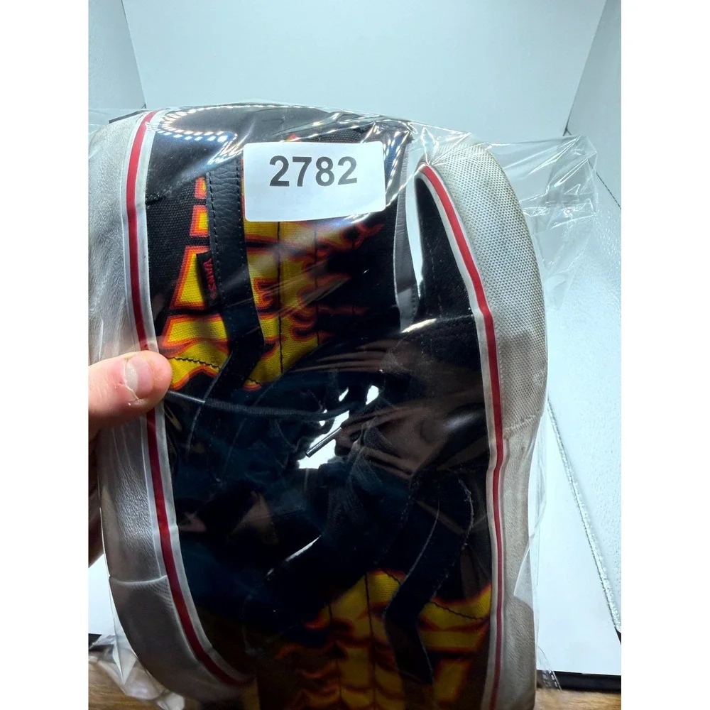 Vans x Thrasher Sk8-Hi Pro Sample VN0A347TOTE Mens 12 Sneakers Black Skate Shoes